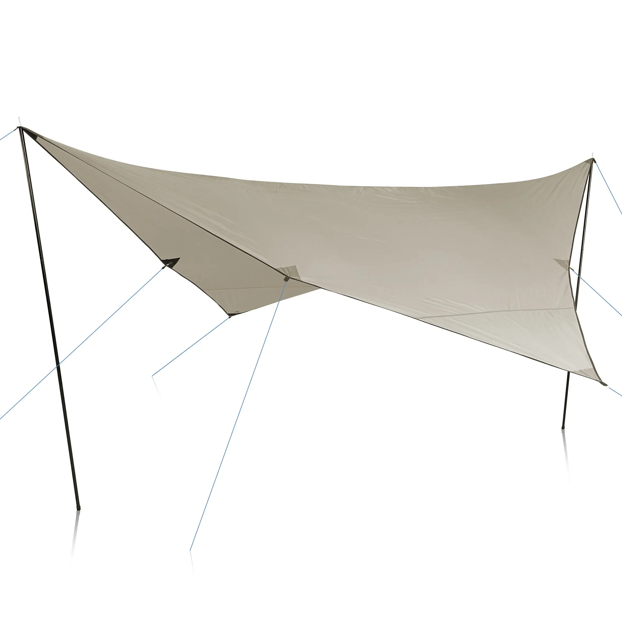 yourGEAR Sunsail Atrani 3x3 m sun protection Tarp 2 upright poles Waterproof 5000 mm Beige Grey yourGEAR Sunsail Atrani 3x3 m sun protection Tarp 2 upright poles Waterproof 5000 mm Beige Grey