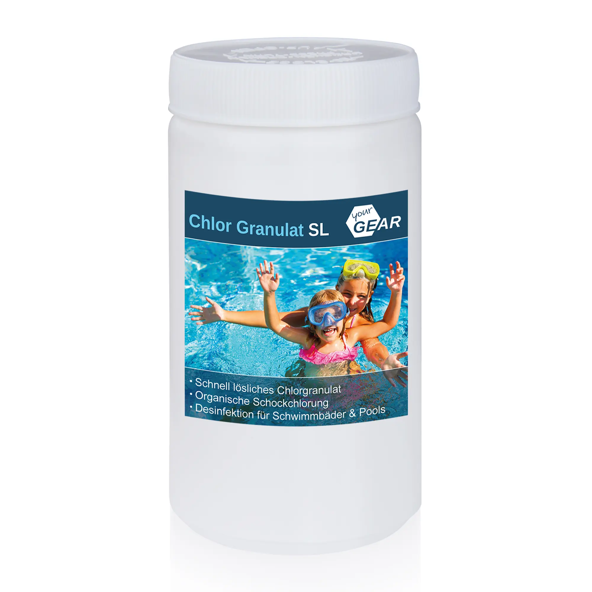 yourGEAR 1 kg Chlorgranulat SL schnelllösliches Aktiv-Chlor 56% gegen Algen Bakterien Pilze Viren yourGEAR 1 kg Chlorgranulat SL schnelllösliches Aktiv-Chlor 56% gegen Algen Bakterien Pilze Viren
