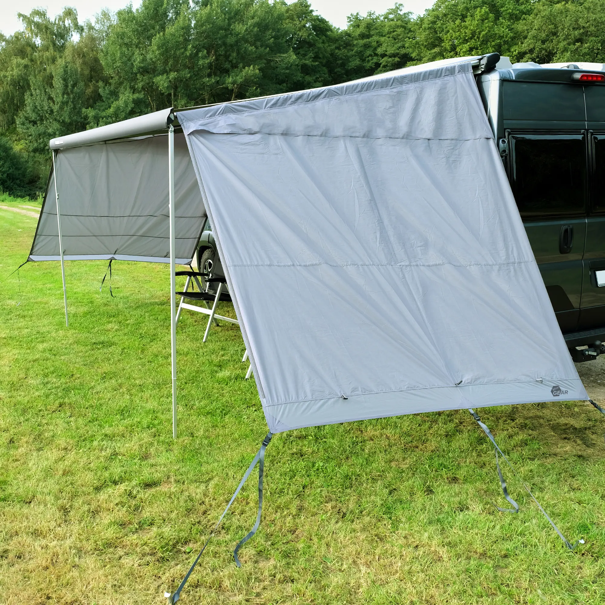 your GEAR Sun + Rain Blocker Side Walls - 2 x Seitenwand Markise schützt vor Sonne Wind und Regen your GEAR Sun + Rain Blocker Side Walls - 2 x Seitenwand Markise schützt vor Sonne Wind und Regen