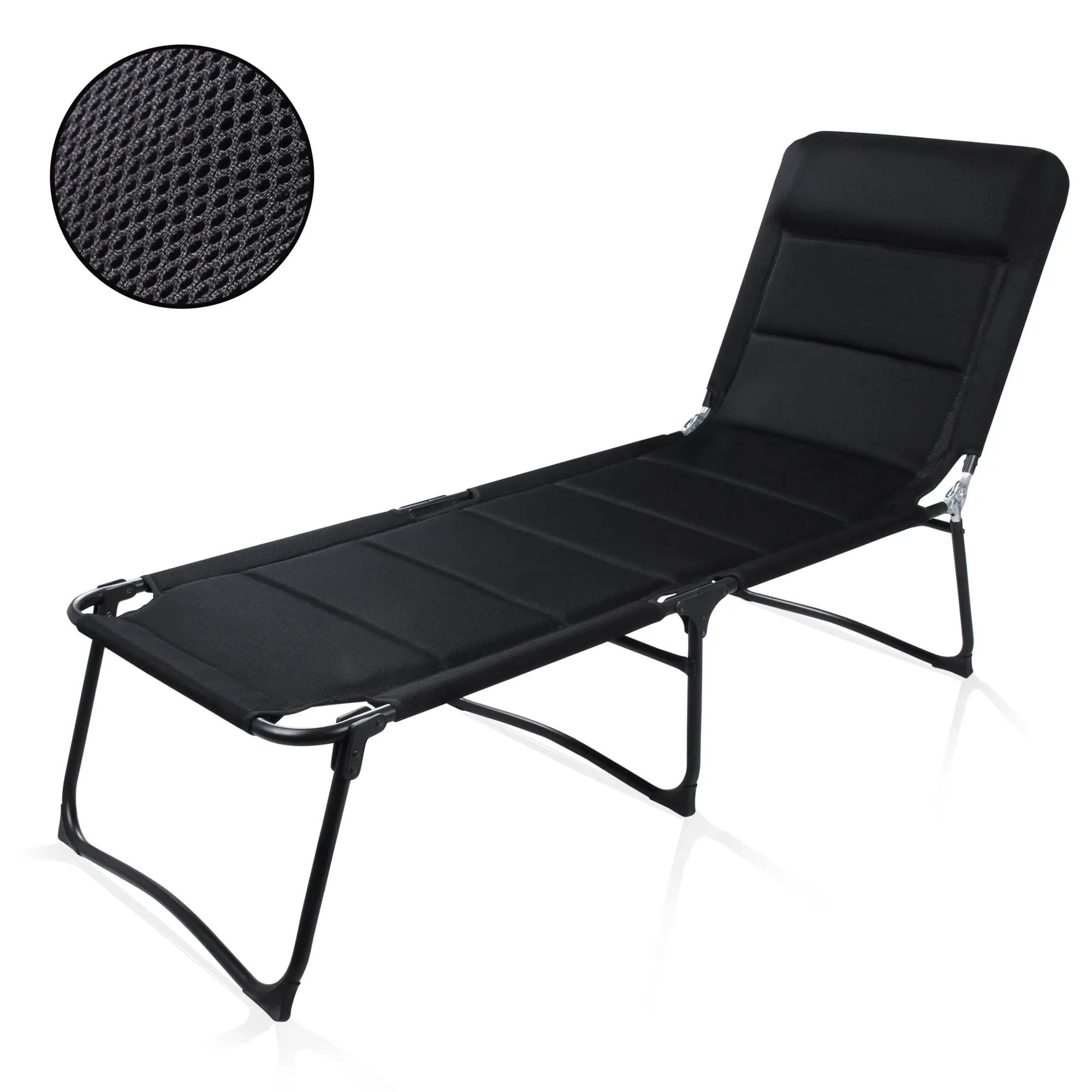 yourGEAR lettino Salina 3D - Sdraio pieghevole imbottito con copertura in rete 3D - 2 metri yourGEAR lettino Salina 3D - Sdraio pieghevole imbottito con copertura in rete 3D - 2 metri