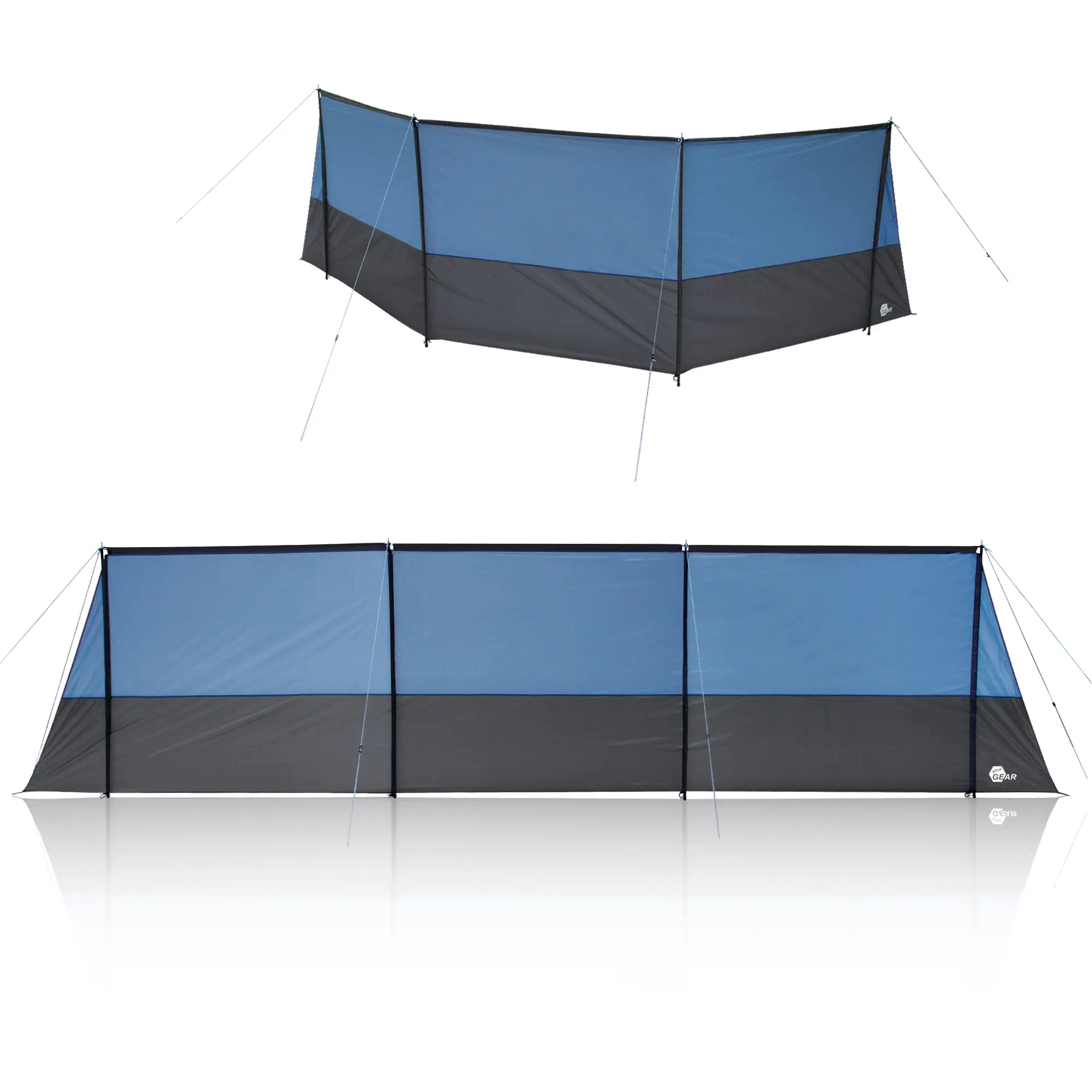 yourGEAR Windschutz Levante 600 Sicht- und Sonnenschutz Querstangen 600x140 cm Camping Strand Garten yourGEAR Windschutz Levante 600 Sicht- und Sonnenschutz Querstangen 600x140 cm Camping Strand Garten
