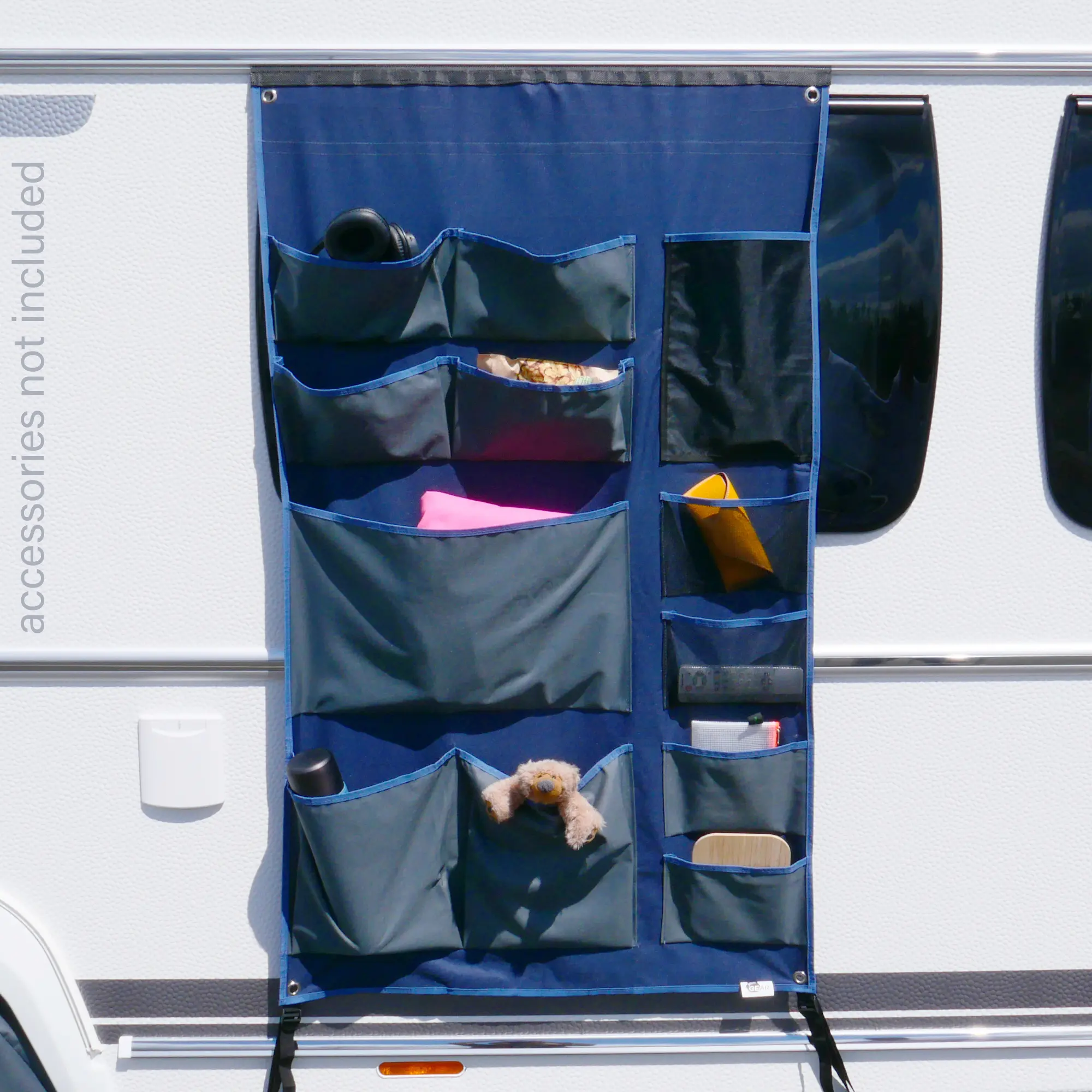 your GEAR Caravan Organizer Tablet - Hängeregal für Zelt, Vorzelt, Wohnwagen 140 x 85 cm, 12 Fächer your GEAR Caravan Organizer Tablet - Hängeregal für Zelt, Vorzelt, Wohnwagen 140 x 85 cm, 12 Fächer