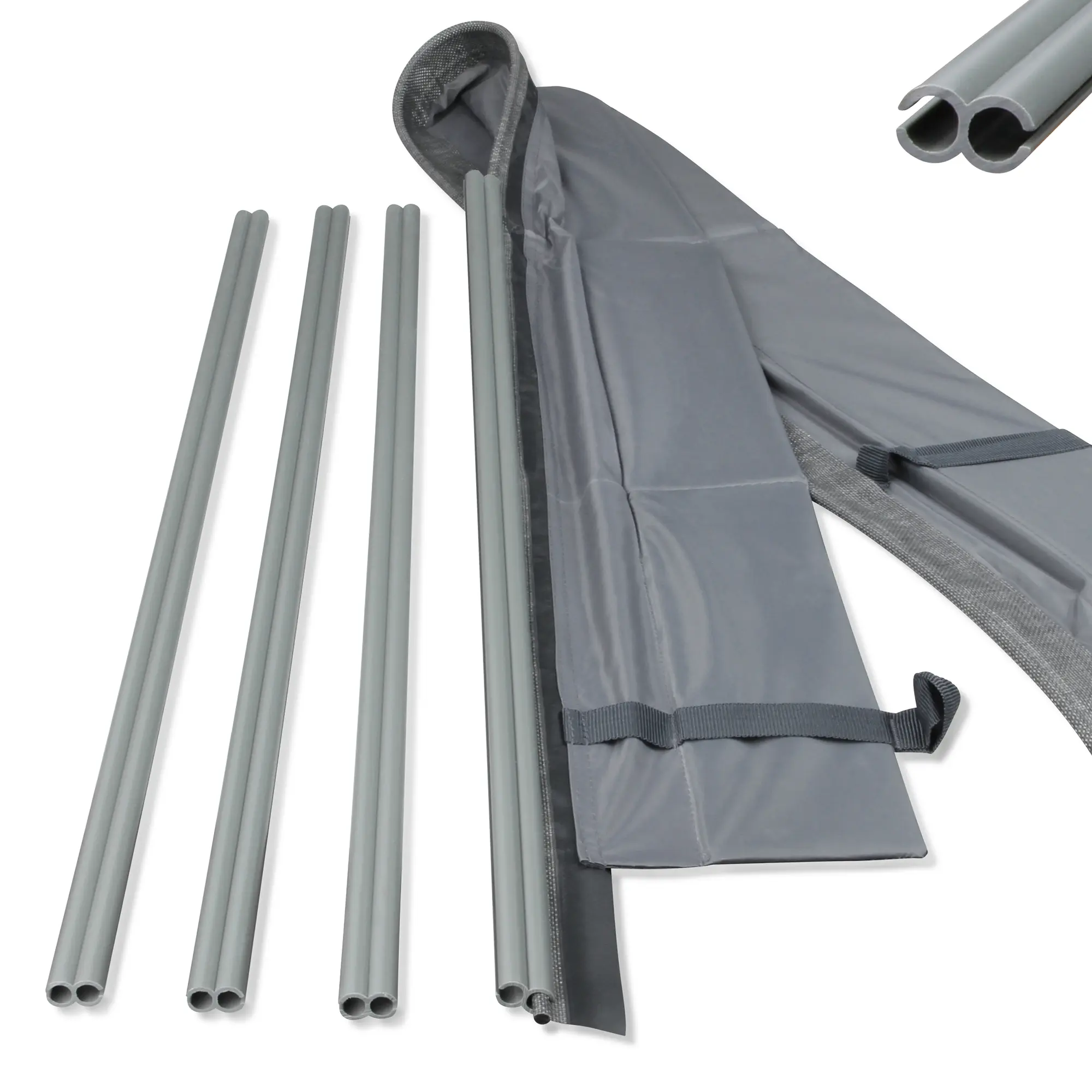 yourGEAR Magnetic Drive Away Kit Striscia magnetica Keder 7mm Keder con guide di adattamento autobus yourGEAR Magnetic Drive Away Kit Striscia magnetica Keder 7mm Keder con guide di adattamento autobus
