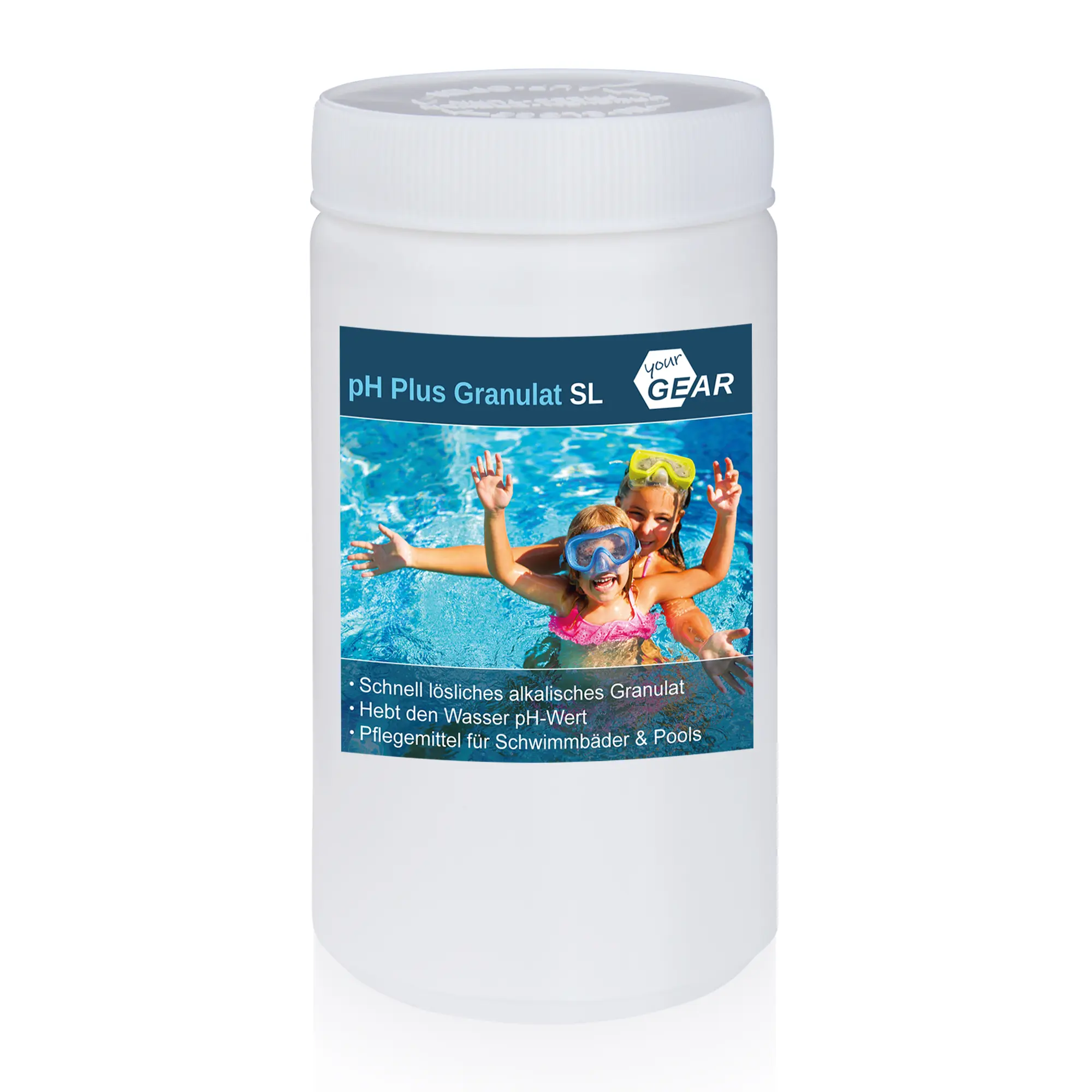 yourGEAR 1 kg pH Plus Granulat SL schnelllöslicher pH Heber zur optimalen ph-Wert Stabilisierung yourGEAR 1 kg pH Plus Granulat SL schnelllöslicher pH Heber zur optimalen ph-Wert Stabilisierung