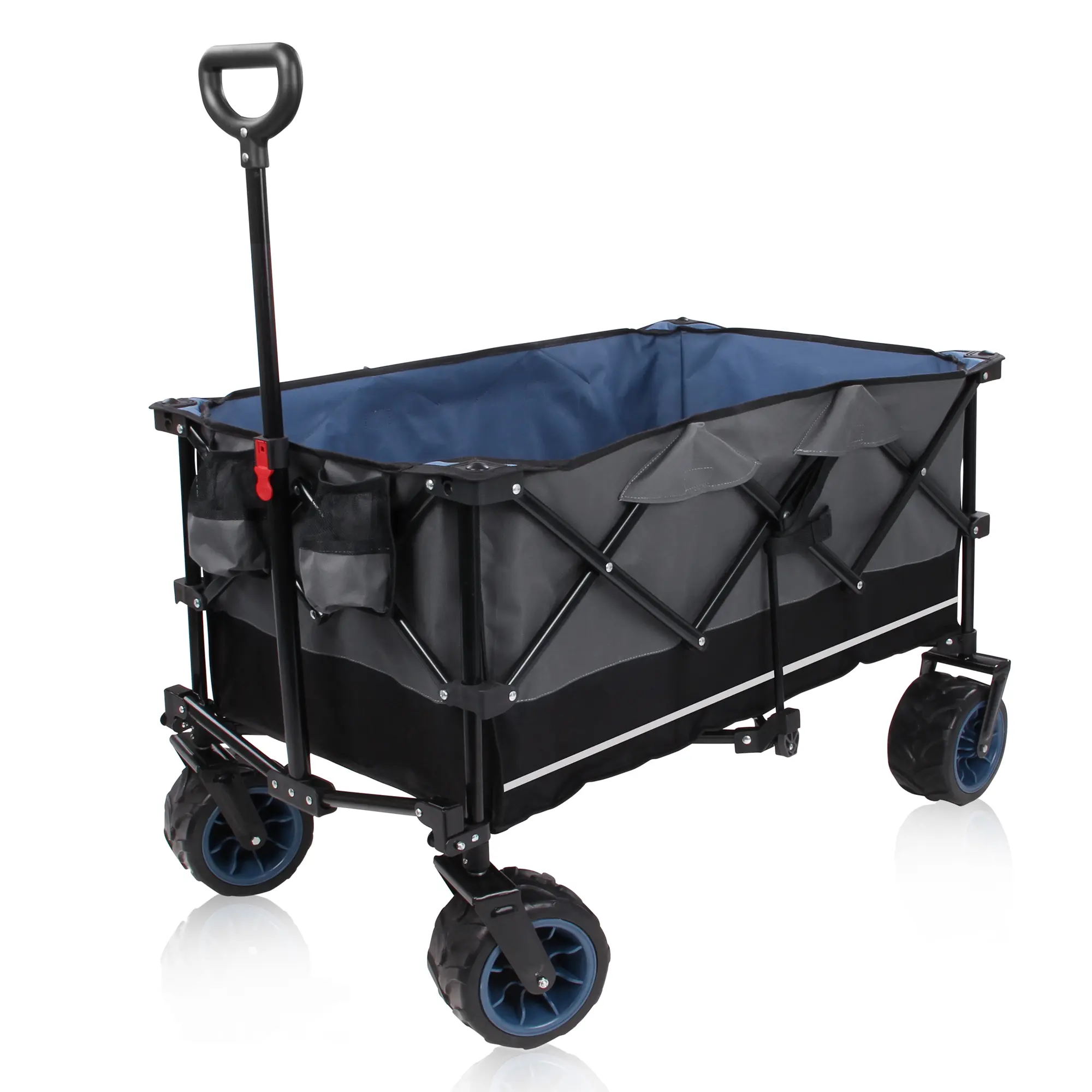 yourGEAR faltbarer Bollerwagen Trolley XXL Faltwagen Strandwagen 2 Getränkehalter 10cm Reifen 195 l yourGEAR faltbarer Bollerwagen Trolley XXL Faltwagen Strandwagen 2 Getränkehalter 10cm Reifen 195 l
