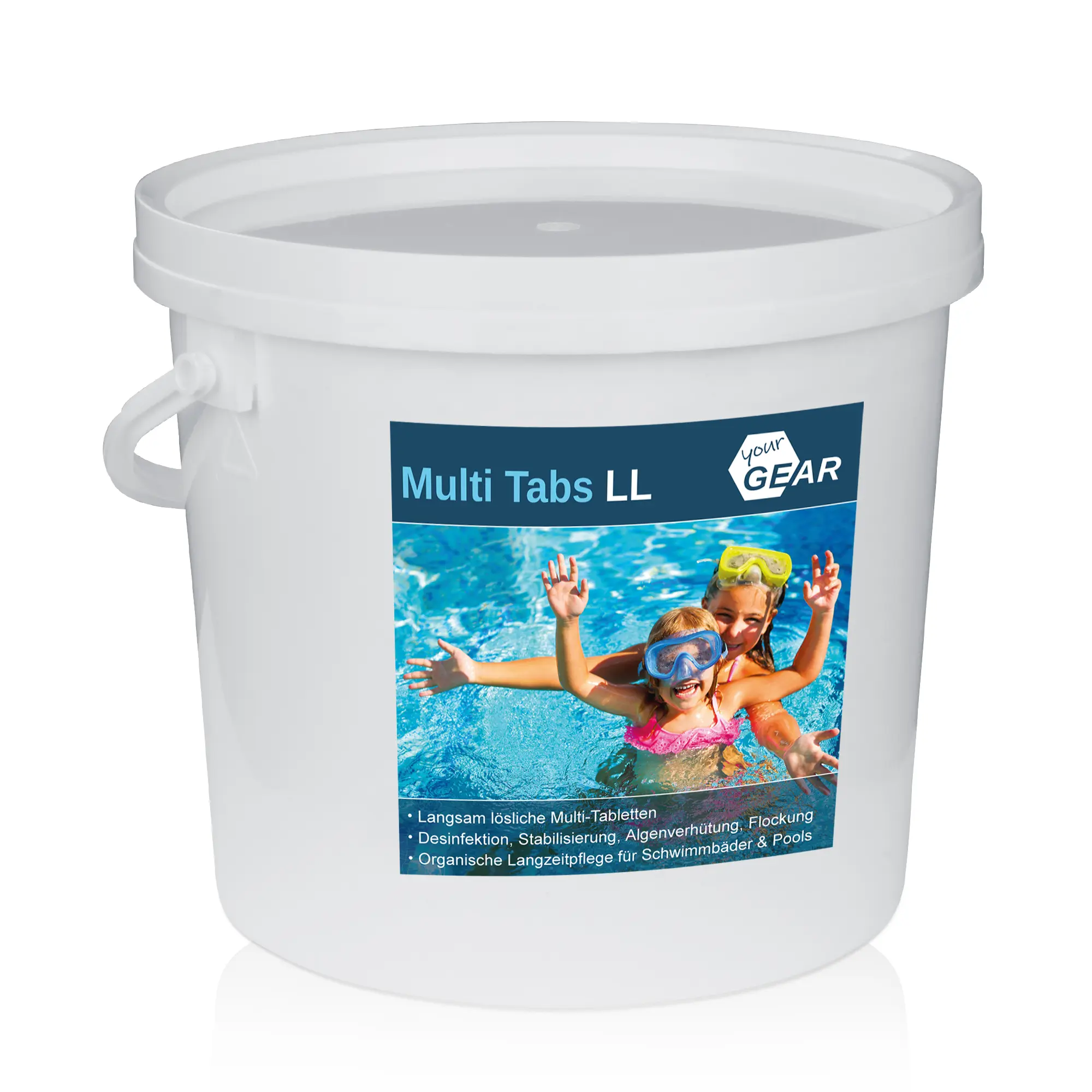 yourGEAR 3 kg Multi Tabs LL 200g Compresse cloro Prevenzione alghe Stabilizzazione pH Flocculazione yourGEAR 3 kg Multi Tabs LL 200g Compresse cloro Prevenzione alghe Stabilizzazione pH Flocculazione