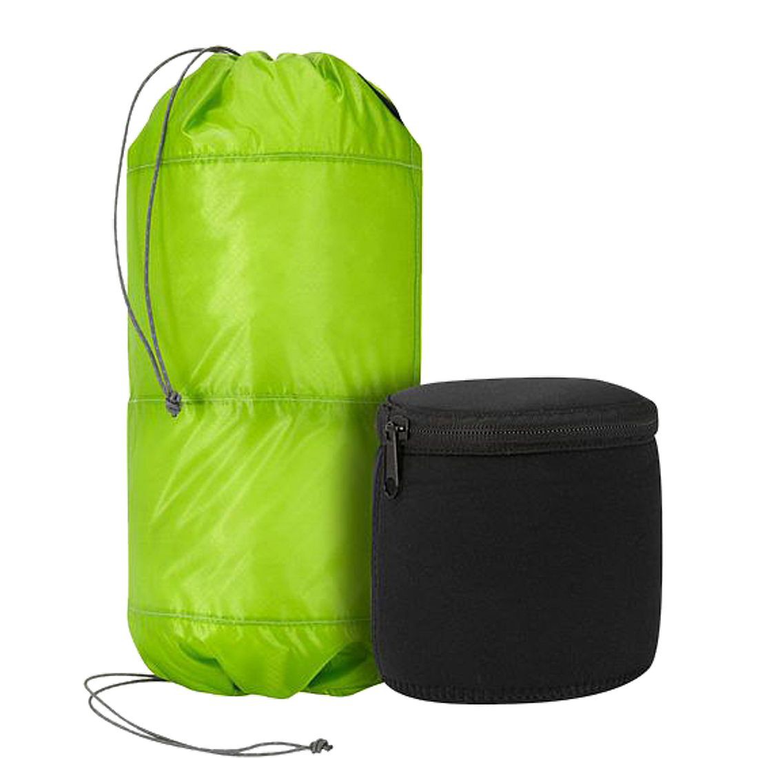 Trekmates 2 Tier Padded Stuff Bag 10L - ultra light packsack with 2 pack compartments and 2 separate neoprene boxes