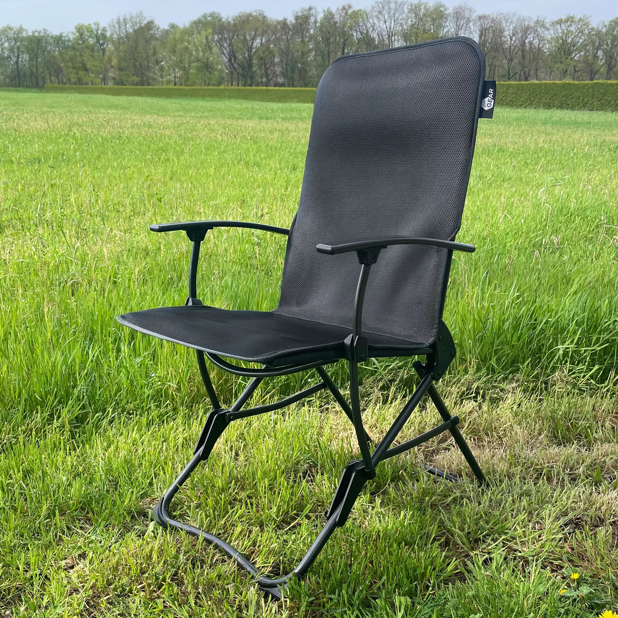 your GEAR Carini camping chair - upholstered folding chair - suitable for VW T5 T6 T6.1 tailgate