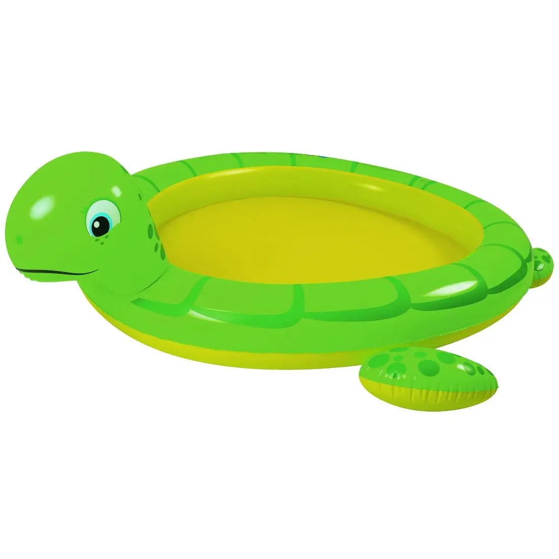 Blueborn Turtle Spray Pool 215x189 cm Kinderpool mit Sprüher Planschbecken Gartenschlauch-Anschluss Blueborn Turtle Spray Pool 215x189 cm Kinderpool mit Sprüher Planschbecken Gartenschlauch-Anschluss