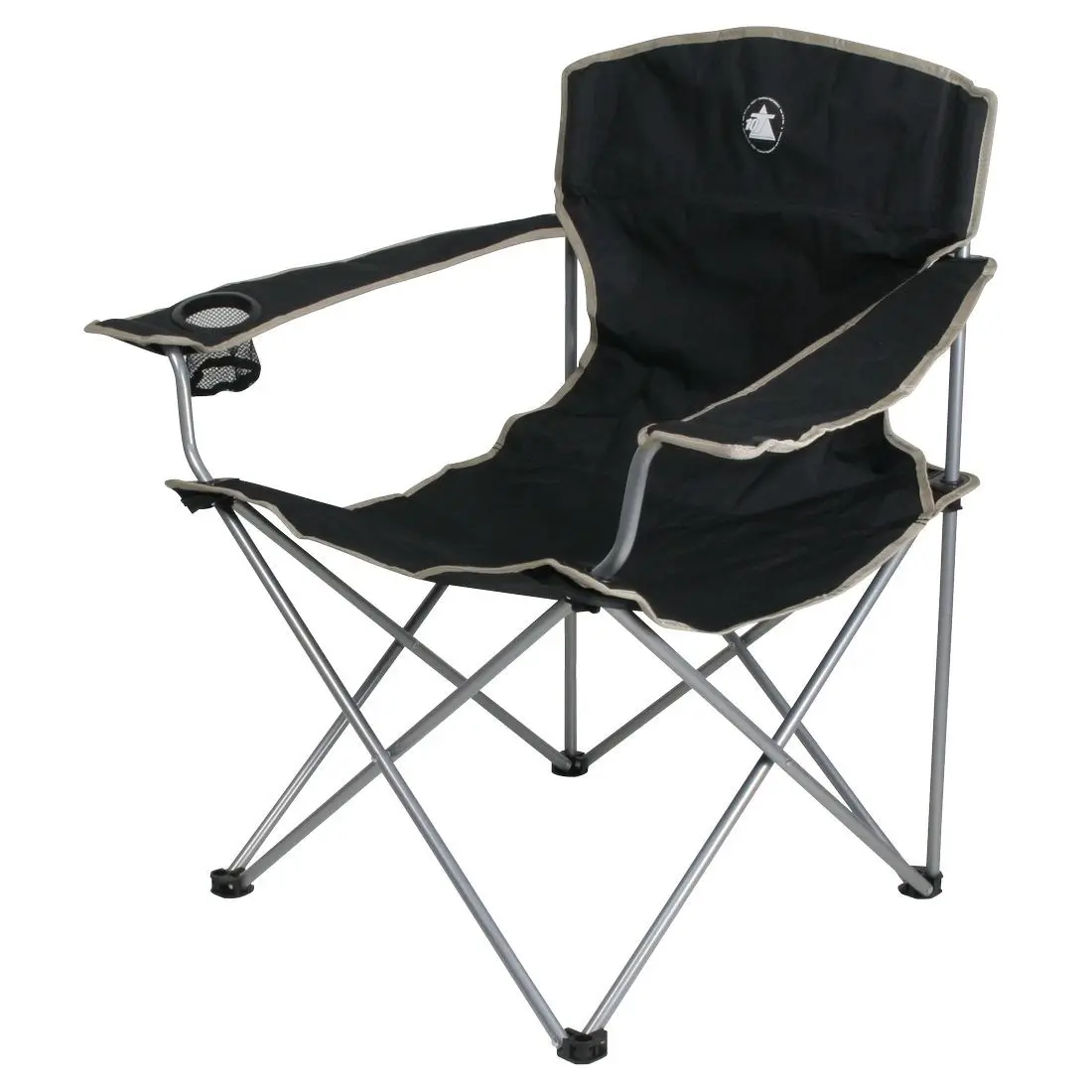 10T Campingstuhl Quickfold Easy Klappstuhl + Armlehnen & Getränkehalter Angelstuhl max 120kg 10T Campingstuhl Quickfold Easy Klappstuhl + Armlehnen & Getränkehalter Angelstuhl max 120kg