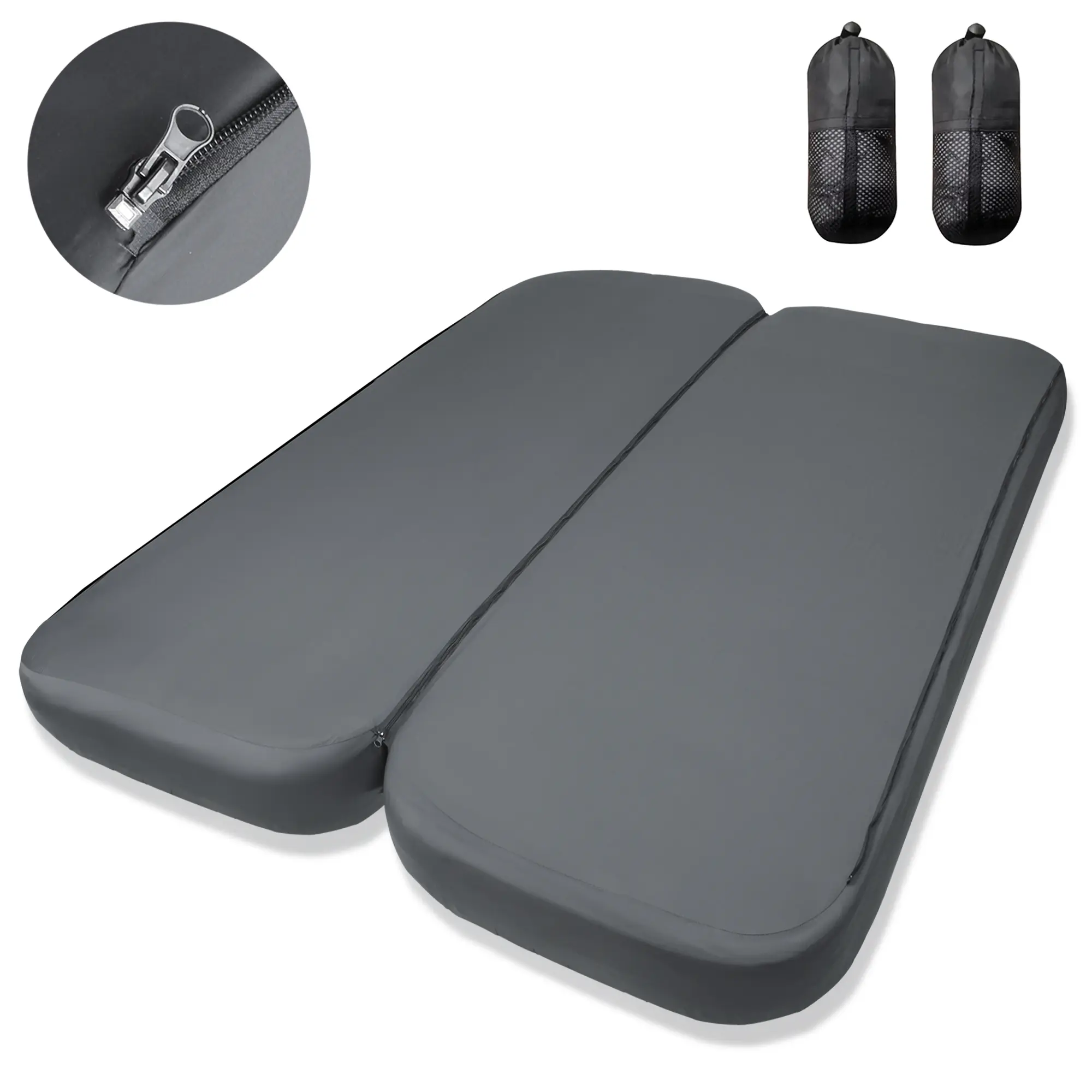 your GEAR Mat Cover & Coupler - 2 connectable bed sheets for camping mats, air beds, air mattresses