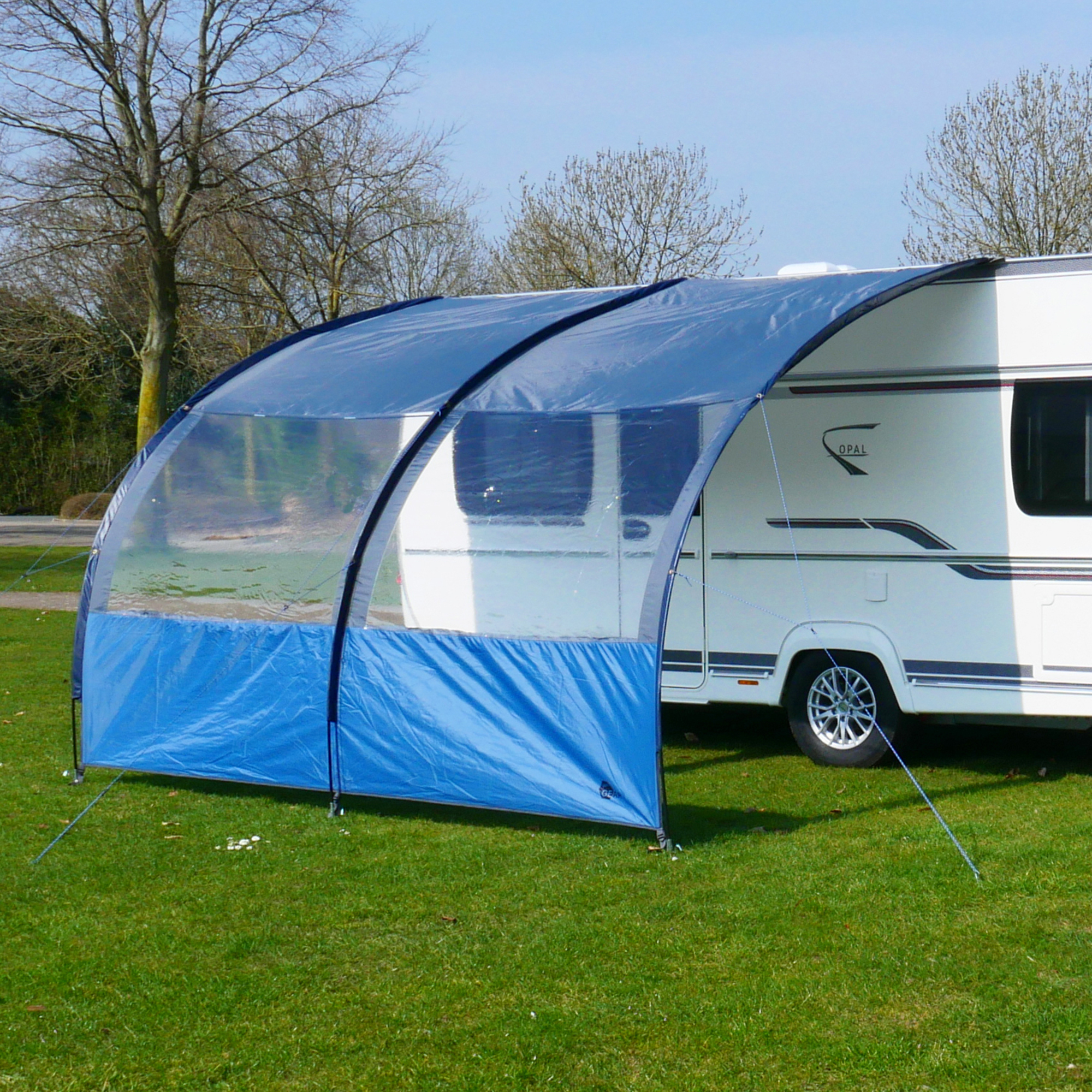 your GEAR Riviera 350 Vorzelt Wohnwagen Wohnmobil 3,5x2,6m Vordach UV 50+ Sonnendach Panoramafenster