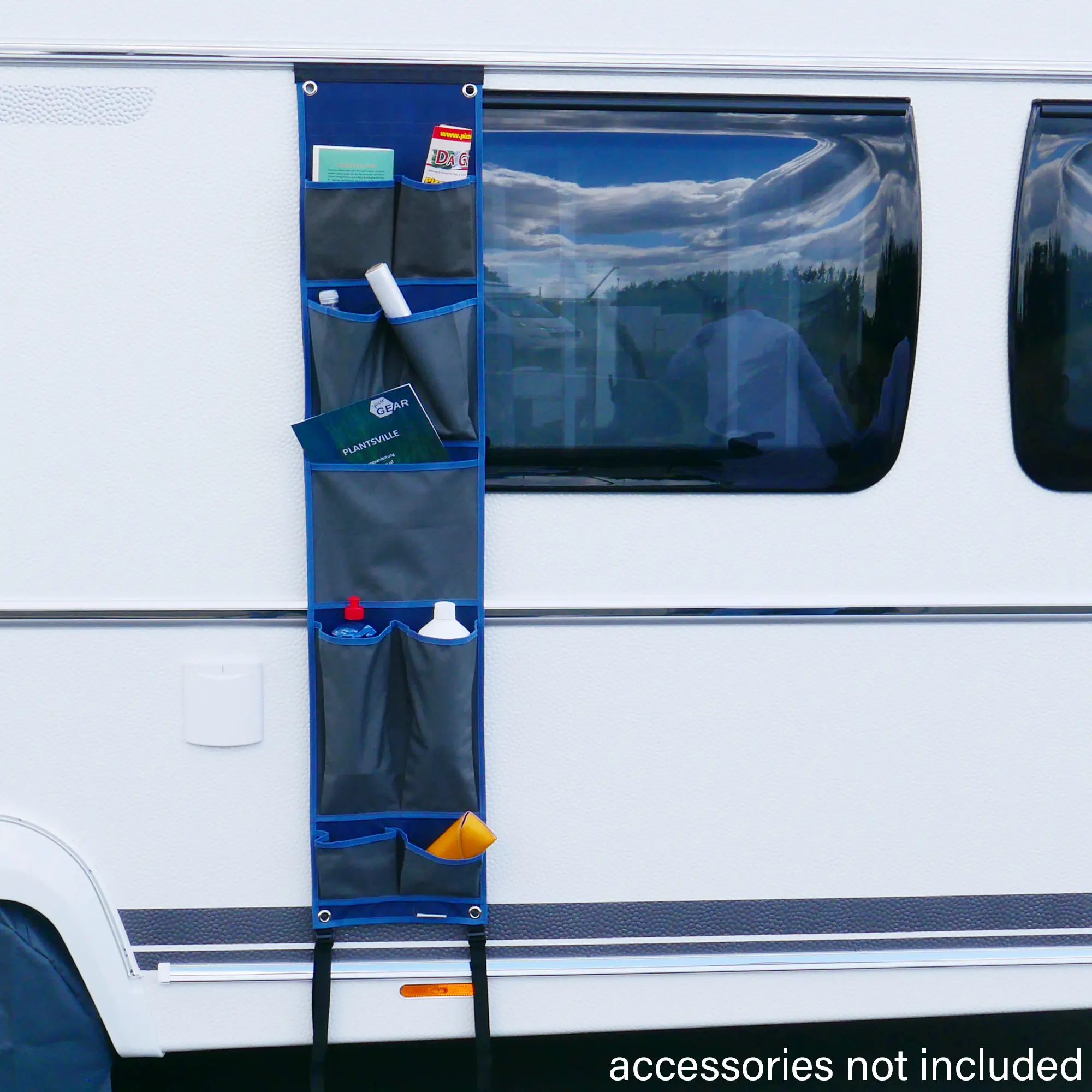your GEAR Caravan Organizer Pocket - Hängeregal für Zelt, Vorzelt, Wohnwagen 140 x 30 cm, 9 Fächer your GEAR Caravan Organizer Pocket - Hängeregal für Zelt, Vorzelt, Wohnwagen 140 x 30 cm, 9 Fächer