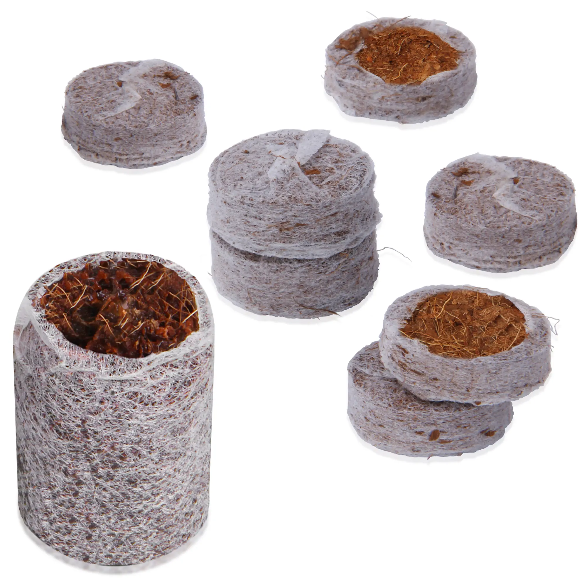 yourGEAR 50 Coco Disc Plus Kokos Quelltablette + Hülle Anzucht Aussaat Blumenerde ungedüngt torffrei yourGEAR 50 Coco Disc Plus Kokos Quelltablette + Hülle Anzucht Aussaat Blumenerde ungedüngt torffrei