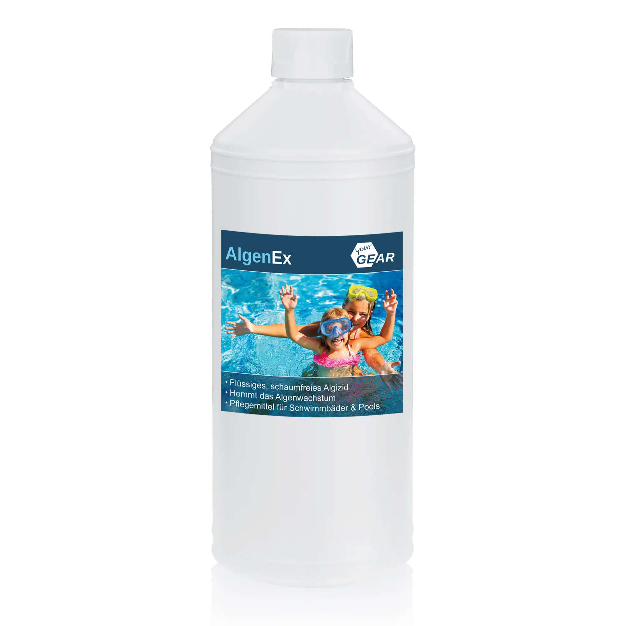yourGEAR 1 L AlgenEx - Algenverhüter Konzentrat schaumfreies Algenmittel für klares Pool Wasser yourGEAR 1 L AlgenEx - Algenverhüter Konzentrat schaumfreies Algenmittel für klares Pool Wasser