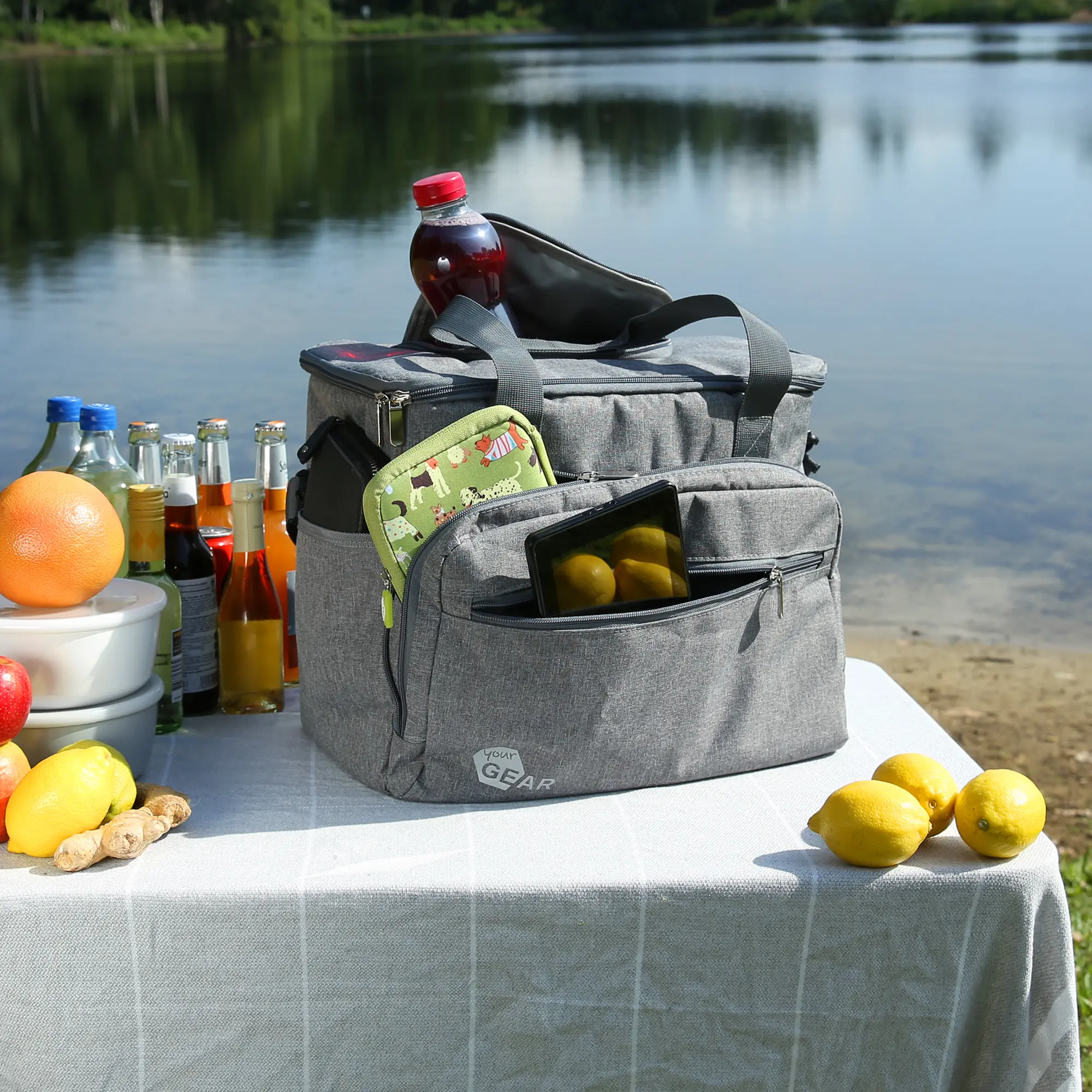 your GEAR faltbare Kühltasche Cavoli - 30 Liter große Isoliertasche, Picknick-Tasche, Einkaufstasche your GEAR faltbare Kühltasche Cavoli - 30 Liter große Isoliertasche, Picknick-Tasche, Einkaufstasche